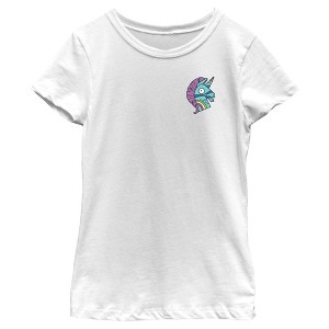 Girl's Fortnite Rainbow Smash Small T-Shirt - 1 of 4