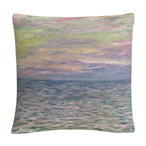 Claude Monet 16 X 16 Decorative Throw Pillow by Trademark Fine Art - 1 of 4