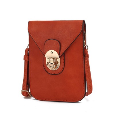 MKF Collection Kianna Medium Phone Crossbody Women's Vegan Leather Handbag by Mia K
