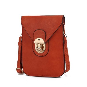 MKF Collection Kianna Medium Phone Crossbody Women's Vegan Leather Handbag by Mia K - 1 of 4