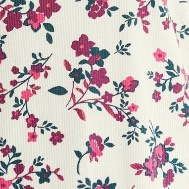 ivory multi delicate floral