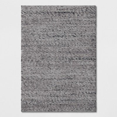 Hand-Knitted Chunky Wool Indoor Area Rug