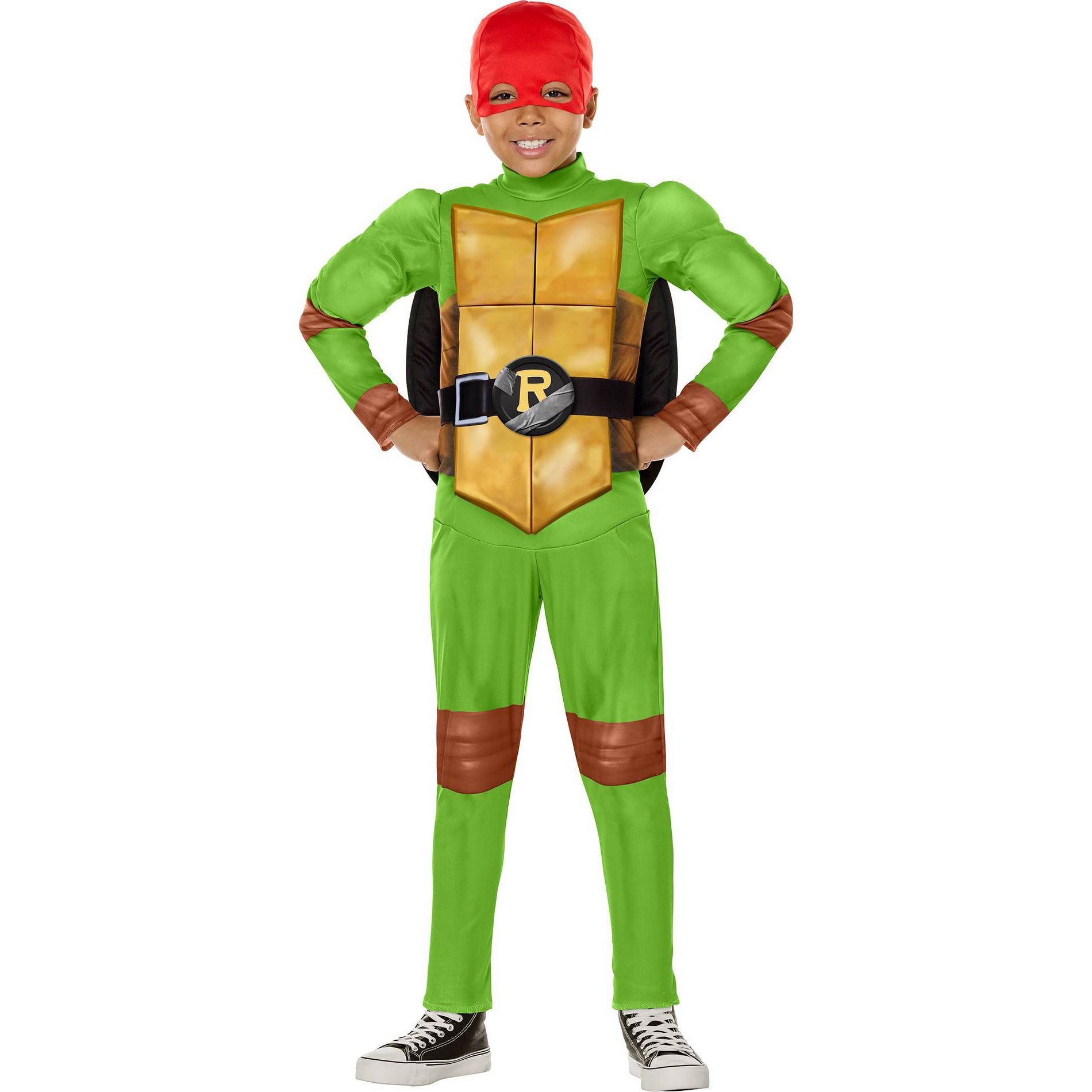 Teenage Mutant Ninja Turtles Tales Kids' 4-in-1 Costume Jumpsuit Green S