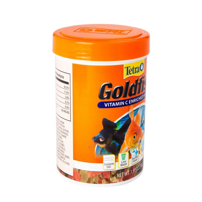 Tetra TetraFin Seafood Vitamin C Enriched Goldfish Flakes Clean &#38; Clean Water Formula - 1.91oz, 5 of 8