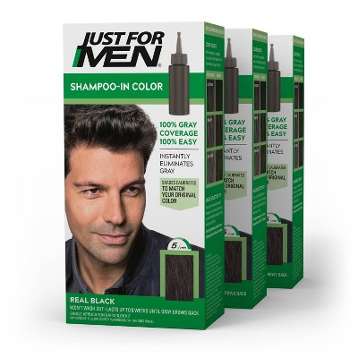 Buy Just for Men Hair Colour Real Black Online at Chemist Warehouse®