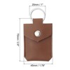 Unique Bargains Portable Genuine Leather Key Rings 2 Pcs - 2 of 4