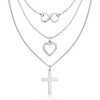 Ross-Simons Italian Sterling Silver Symbol Layered Necklace - 3 of 4