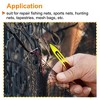 Unique Bargains 5 Pcs Net Repair Needle Fishing Netting Needle 5.2 Inch Long Plastic Cast Net Sewing NeedleYellow - 3 of 4