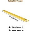 Heavy Duty Steel Pallet Fork Extensions for Forklifts – 4.5 Inch Wide, 72 & 96 Inch Length Options, 4600 lb Capacity, Easy Install – Yellow/Orange - 2 of 4