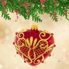 Miss Christmas 4.0 Inch Red And Gold Festive Heart Christmas Tree Ornament , Multi Seasonal Decor Love Valentine Holiday (1PC) - 2 of 4