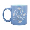 Silver Buffalo Disney Lilo & Stitch "Cute But Cheeky" Wax-Resist Ceramic Mug | Holds 20 Ounces - 2 of 4
