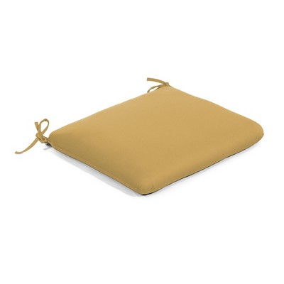 Casual Cushion Solid 1-Piece Outdoor Large Seat Pad Cushion, 19"W x 18"L