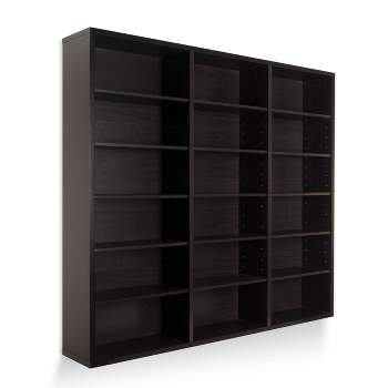 Oskar 540 Wall Mounted Media Storage Cabinet Espresso - Atlantic