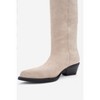 Orlo - Beige Suede Genuine Leather Fringed Western Boot (Women) | Forever & Always Shoes - 4 of 4
