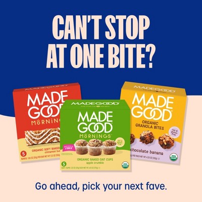 MadeGood Organic Crunchy Granola Squares Blueberry & Vanilla - 5.3oz/10ct