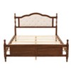 CAVINAS Queen Size Platform Bed Modern Wooden Bed Frame with Upholstered Headboard and Support Feets for Bedroom - 3 of 4