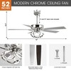 Parrot Uncle 52" Modern Color Changing Integrated LED Ceiling Fan with Light and Remote Control - 3 of 4
