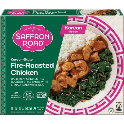Saffron Road Gluten Free Frozen Korean Roasted Chicken - 10oz