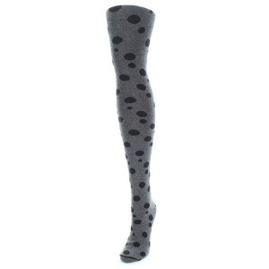 Memoi Dot Spot Cotton Blend Sweater Tights - 1 of 2