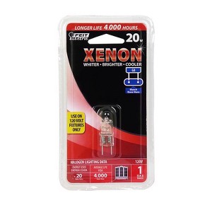 Feit Electric 20 W JCD Specialty Halogen Xenon Bulb 180 lm Bright White 1 pk - 1 of 1