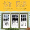 Big Dot of Happiness Spider Webs Window Clings, Reusable Window Sticker Decorations, Halloween Spider Static Decals Clings for Kids Halloween Party - 4 of 4