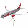 Boeing 737-300 Commercial Aircraft "Jet2" Gray Metallic with Red "Gemini 200" Series 1/200 Diecast Model Airplane by GeminiJets - 2 of 3