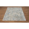 2' X 3' Blue and Ivory Abstract Area Rug - 4 of 4