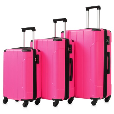 Whisen 20"/24"/28" 3-Piece Hardshell Luggage Set with Spinner Wheels & TSA Lock Lightweight