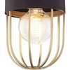 Mitzi Haley 1 - Light Flush Mount in  Aged Brass/Black - 4 of 4
