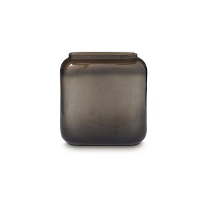 Signature Design by Ashley Sumner 9.25" Glass Vase, Gray & Gold Metallic Finish - 1 of 4