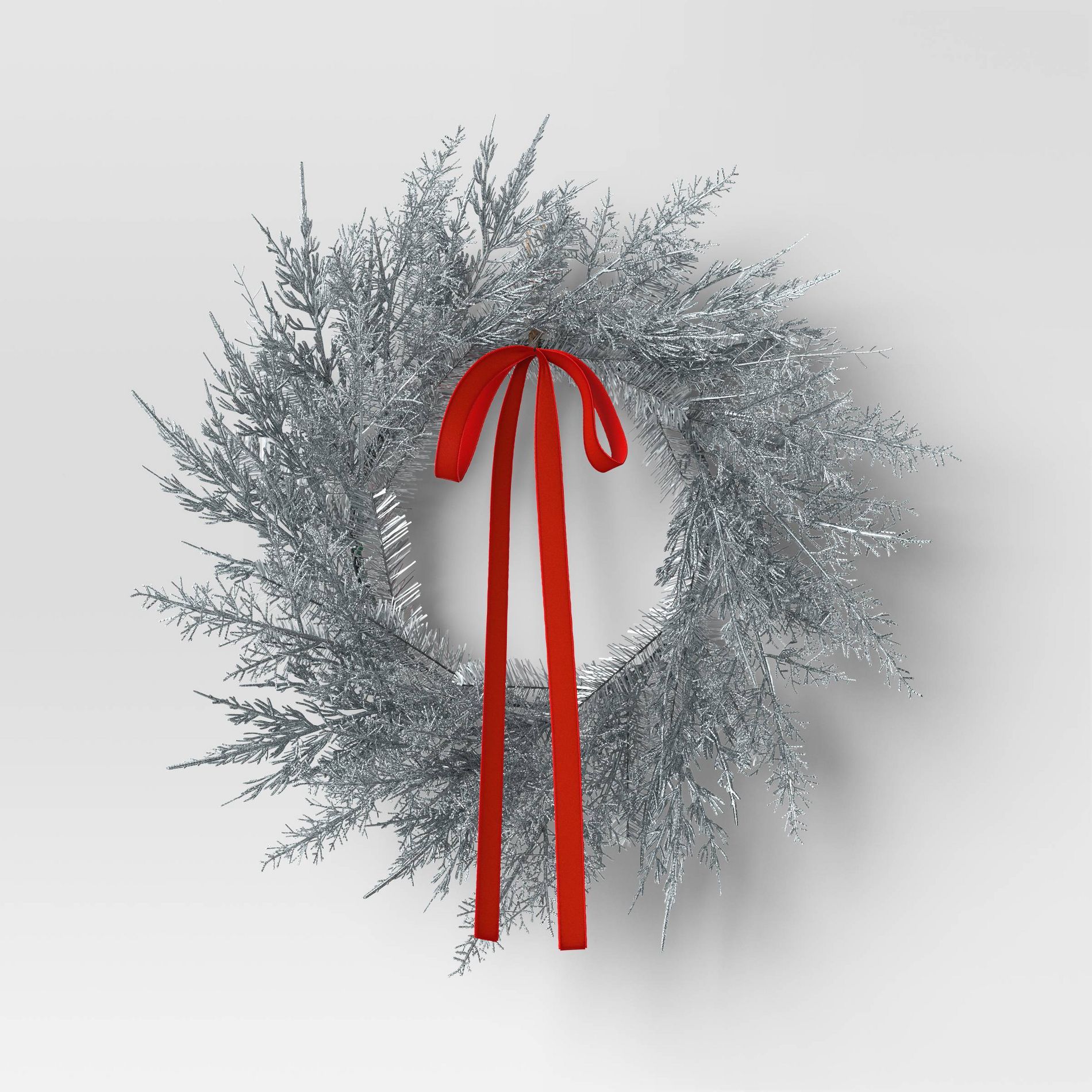 24" Christmas Silver Wreath - Wondershop™