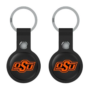 Keyscaper NCAA Big 12 Universities Insignia Black Airtag Holder 2-Pack - 1 of 4