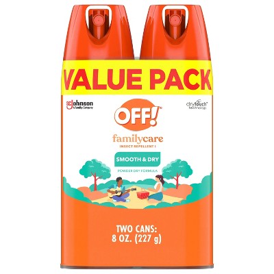 OFF! FamilyCare Mosquito Repellent Bug Spray - Smooth & Dry - 4oz