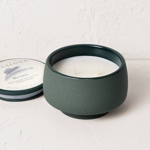 2 Wick Ceramic Jar Candle with Lid Revive - Casaluna™ - 1 of 4