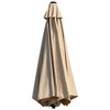Tangkula 8ft Wall Mounted Cantilever Umbrella Patio Adjustable Tilting Sunshade Umbrella - 4 of 4