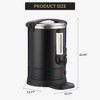 CuisinSmart Commercial Coffee Urn,Large Capacity Hot Coffee Dispenser,Stainless Steel Hot Water Urn for Buffets and Gatherings - 2 of 4