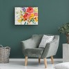 Sheila Golden 'White Vase with Bright Flowers' Canvas A - 4 of 4