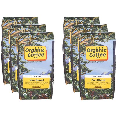 Organic Coffee Ground Zen Blend - Case of 6 - 12 oz