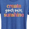 Women's - Instant Message - Create Your Own Sunshine Short Sleeve Graphic T-Shirt - 2 of 4