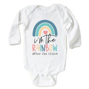 The Juniper Shop Rainbow After The Storm Long Sleeve Bodysuit - 1 of 4