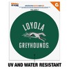 Loyola University Maryland Greyhounds Logo Automotive Car Window Locker Circle Bumper Sticker - 2 of 4