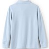 Lands' End School Uniform Kids Long Sleeve Mesh Polo Shirt - 3 of 4