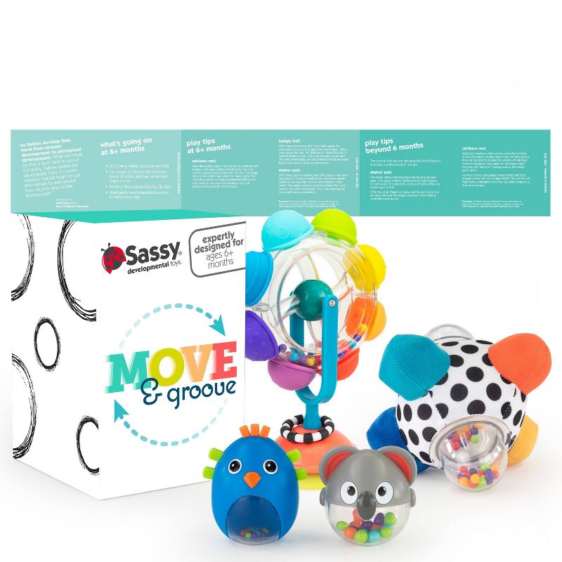 Sassy Toys Move &#38; Groove Gift Set &#8211; 4pc, 3 of 9