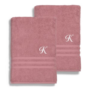Linum Home Textiles 100% Turkish Cotton 2PC Denzi Bath Towel Set - 1 of 1