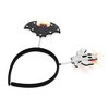 Unique Bargains Halloween Novelty Bat Pattern Headband 4.72" Diameter Black Orange 1 Pc - 4 of 4