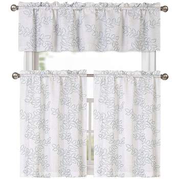 Adirondack 100% Cotton Kitchen Window Curtains By Sweet Home Collection™ :  Target