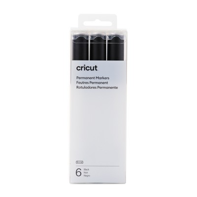 Cricut 2.5mm 6ct Venture Permanent Markers