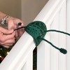 TreeKeeper 3pk Banister Protecting Garland Ties Green - 2 of 4