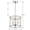 Crystorama Lighting Devon 3 - Light Chandelier in  Polished Nickel - 3 of 4
