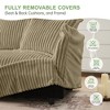 MYINDA Oversized Armchair with Removable and Washable Cover, Single Deep Seat Upholstered Chair in Corduroy Fabric - 4 of 4